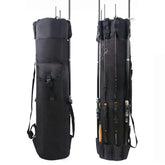 JSHANMEI fishing rod carrier bag exterior in black